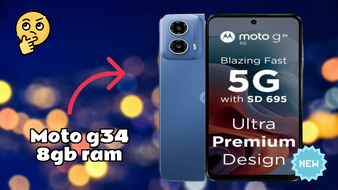 Moto G34 8GB RAM Display Analysis: IPS LCD Quality