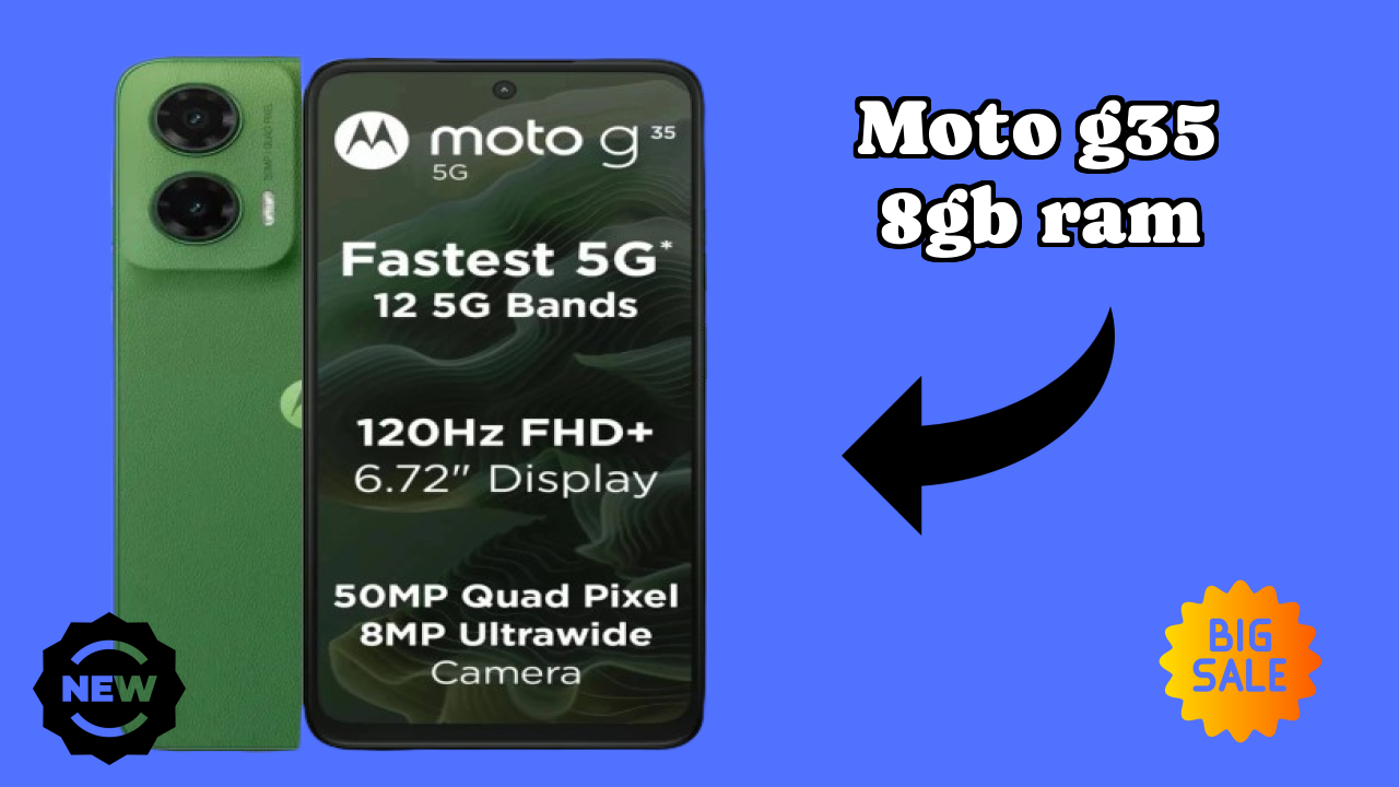 Moto G35 8GB RAM Display Technology: LTPS LCD Quality