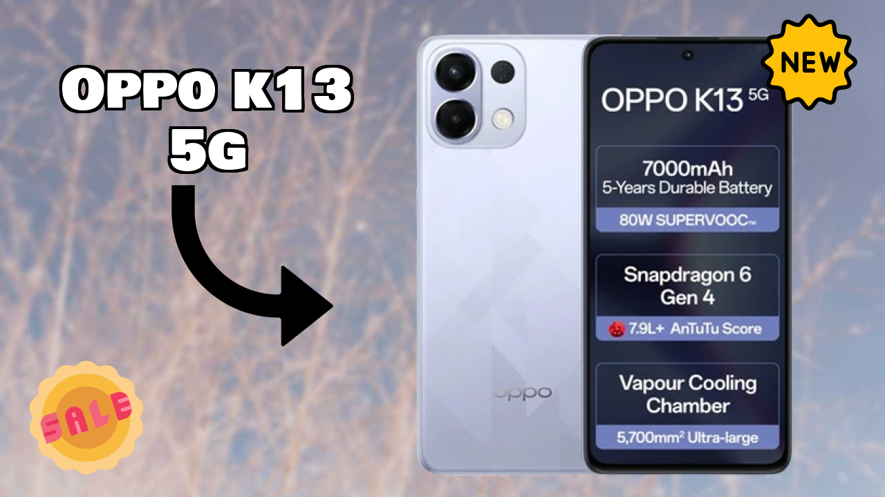 OPPO K13 5G Price Drop: Now Just ₹16,979 Available