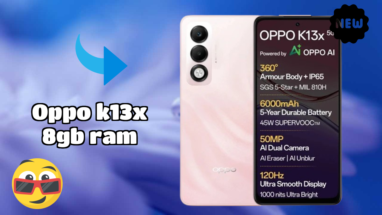 Oppo Fans: OPPO K13x 8GB RAM Now Available at Just ₹13,489