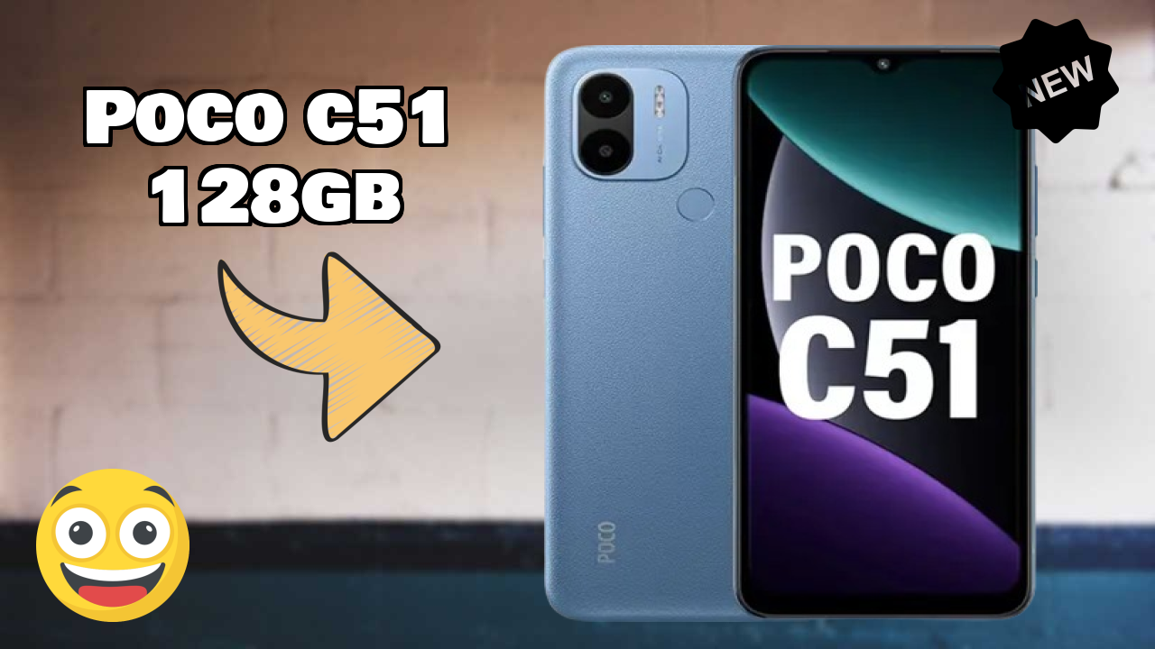 POCO C51 128GB at ₹7,899 - Best Features Listed