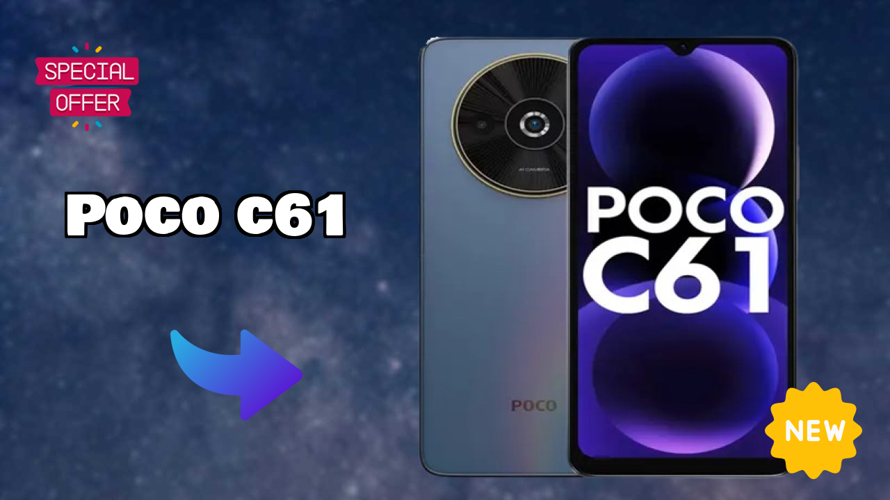 POCO C61 at ₹6,790 - Best Deal Available Now