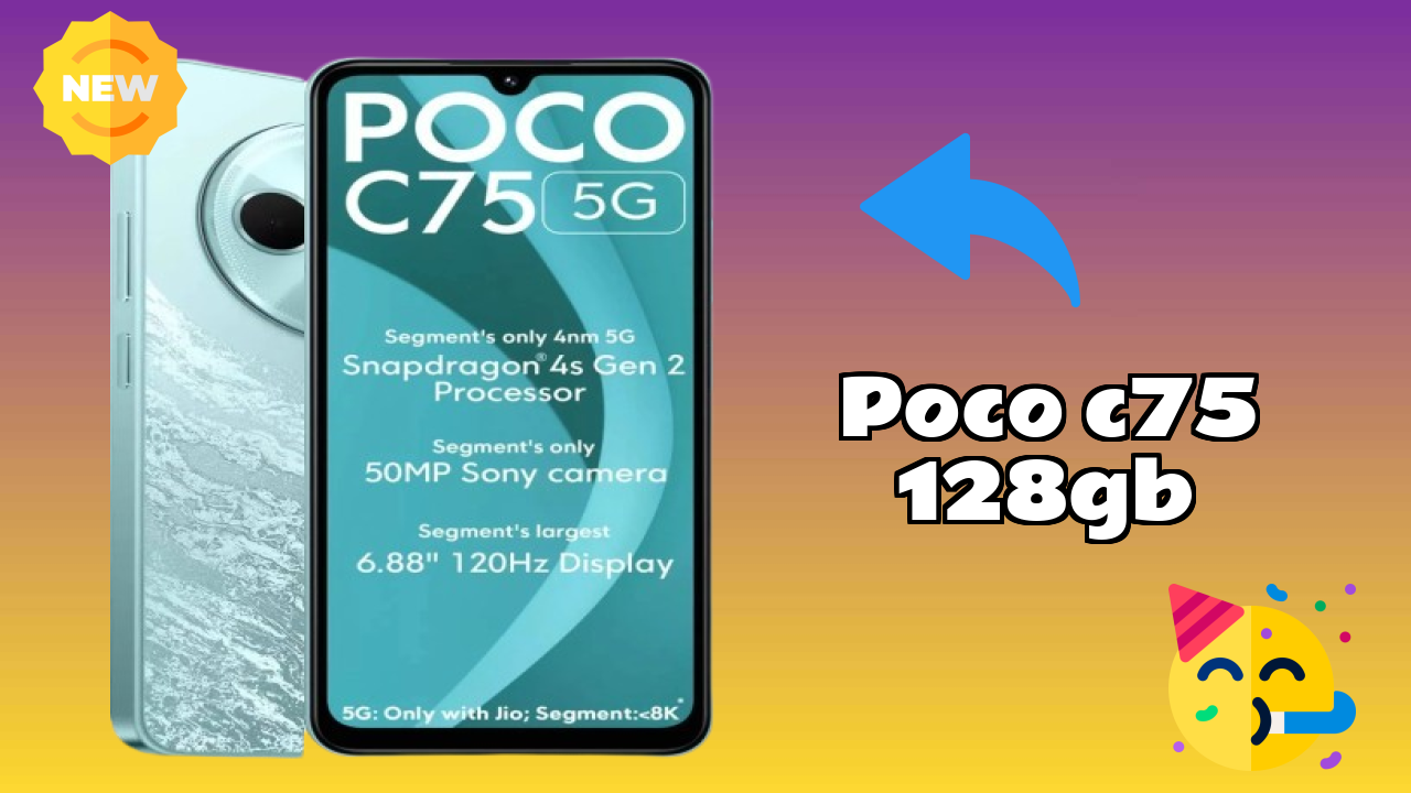 POCO C75 128GB Camera Comparison: 50 MP Rear Camera vs Competition