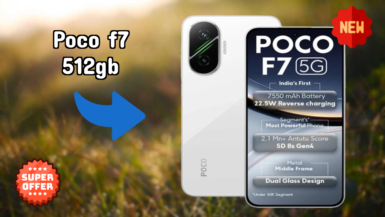 POCO F7 512GB Price Drop Alert: Now Just ₹33,999
