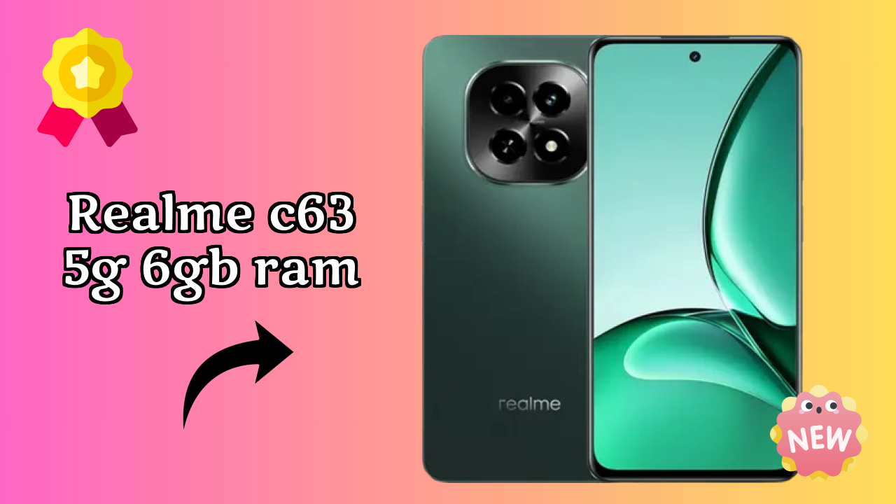 Realme C63 5G 6GB RAM Display Technology: IPS LCD Review