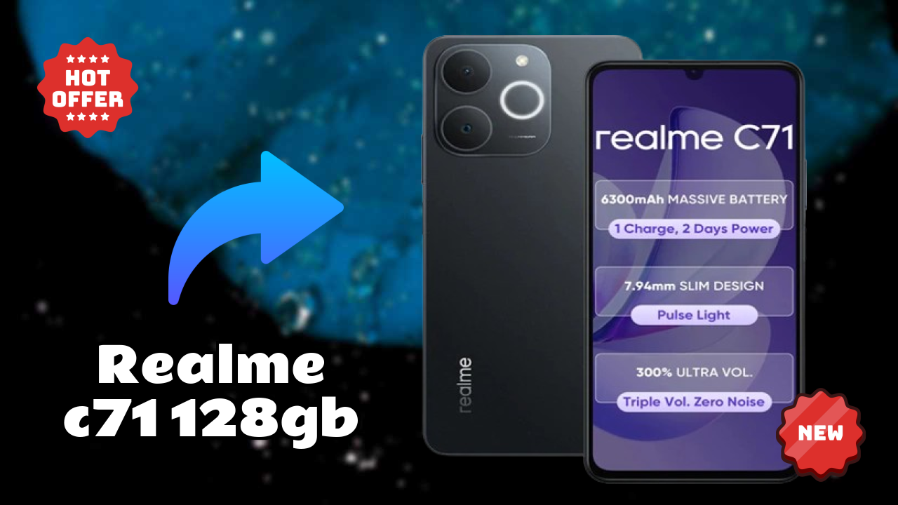 Realme C71 128GB Gaming Performance with Unisoc T7250 Processor