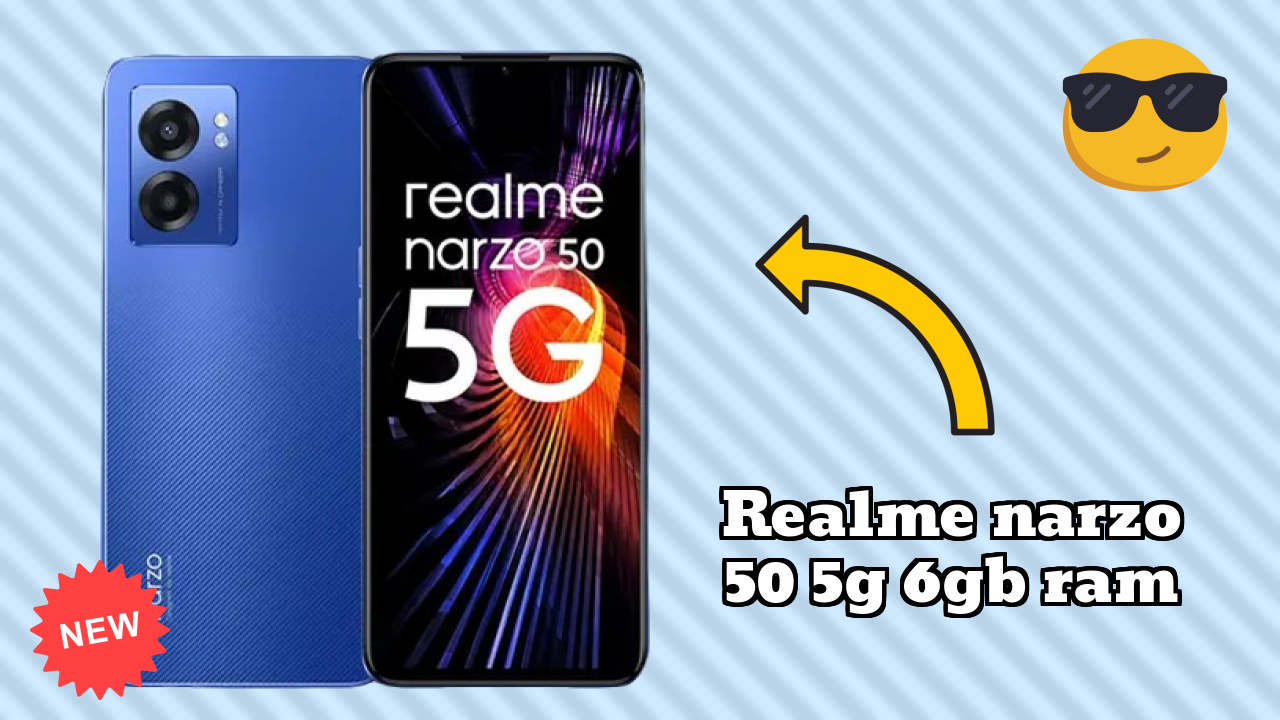 Realme Narzo 50 5G 6GB RAM Display Technology: 6.6 Inches (16.76 Cm) Screen
