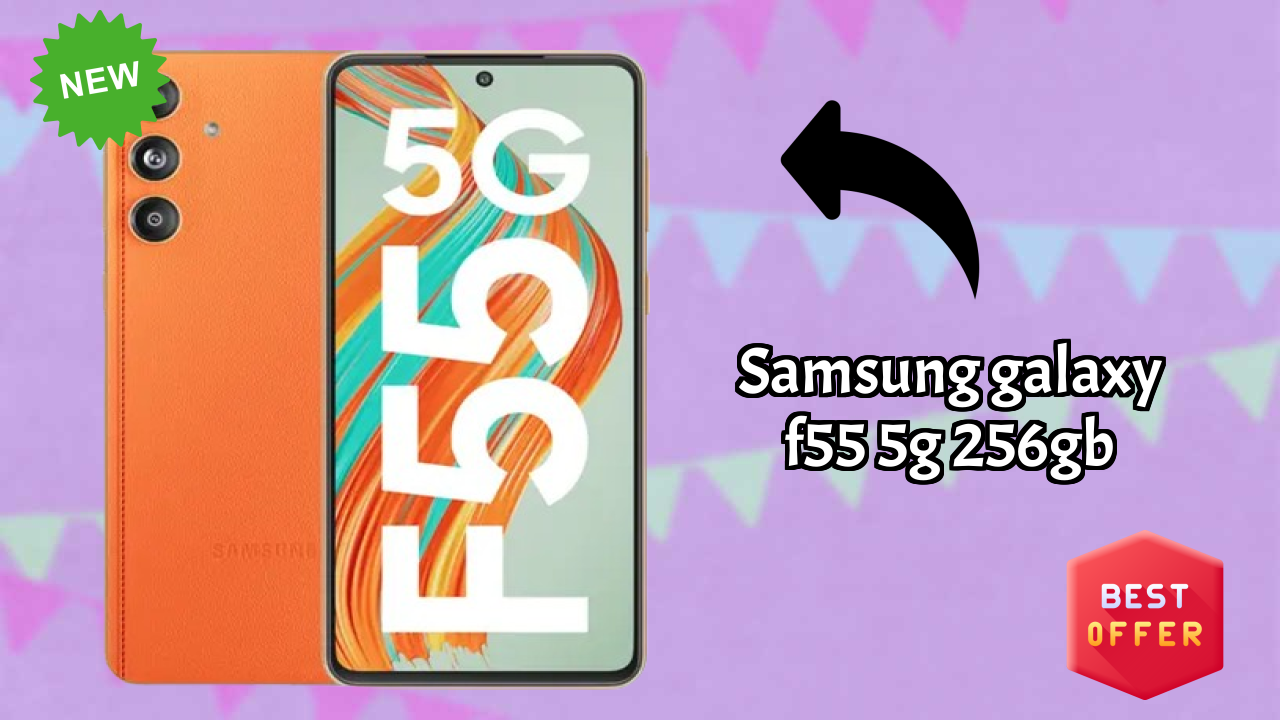 Samsung Galaxy F55 5G 256GB Display Size: 6.7 Inches (17.02 Cm) Screen Test