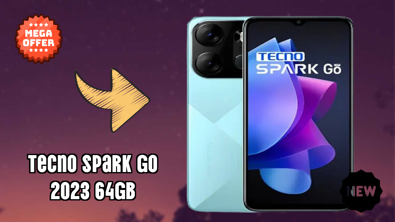Tecno Spark Go 2023 64GB at ₹6,800 - Best Features Highlighted