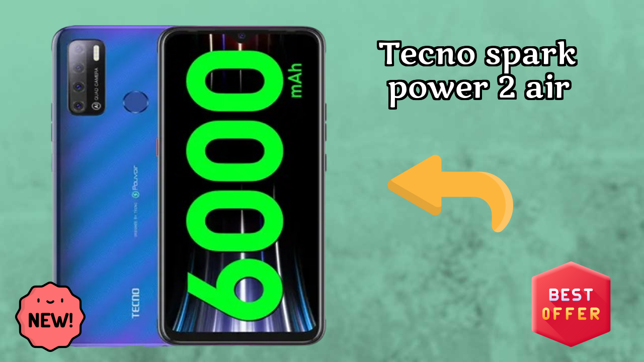Tecno Spark Power 2 Air at ₹8,499 - Best Deal Right Now
