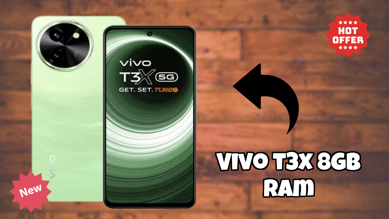 Vivo T3x 8GB RAM Display Technology: LCD Quality
