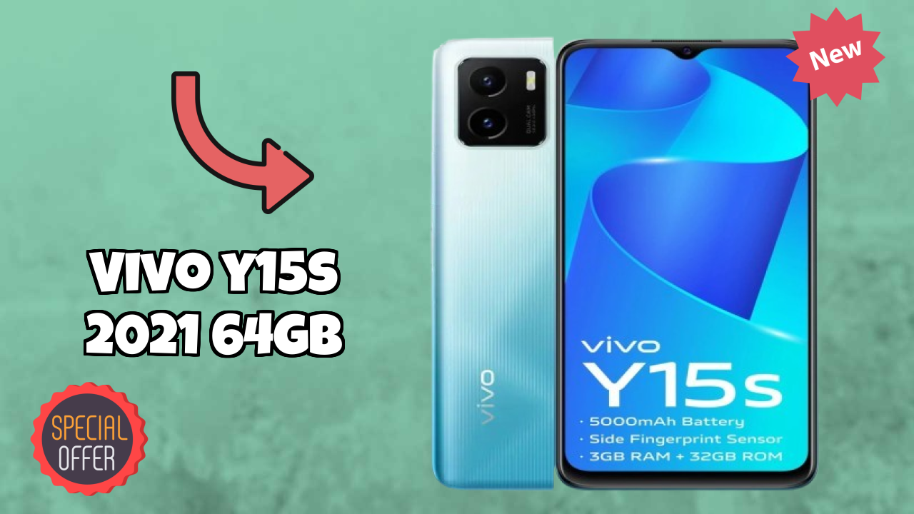 Vivo Y15s 2021 64GB Display Review: 6.51 Inches (16.54 Cm) Screen Size